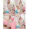image:imageSWOMOG Girls Pajamas Set Kids Button Down Cute Print Pjs Sets Pant 2 Piece Soft Long Sleeve Sleepwear LoungewearChampagne Leopard