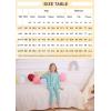 image:imageSWOMOG Girls Pajamas Set Kids Button Down Cute Print Pjs Sets Pant 2 Piece Soft Long Sleeve Sleepwear LoungewearGreen Daisy