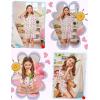 image:imageSWOMOG Kids Pajamas Sets 3PCS Short Sleeve Long Pants with Shorts Girls Boys Button Down PJS Cute Loungewear for 4T15YearsLetter