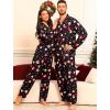 image:imageSWOMOG Matching Family Pajamas Christmas Pjs Long Sleeve Holiday Sleepwear Soft LoungewearChristmas Black Cupcake