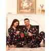 image:imageSWOMOG Matching Family Pajamas Christmas Pjs Long Sleeve Holiday Sleepwear Soft LoungewearChristmas Black Cupcake