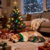 image:imageSWOMOG Matching Family Pajamas Christmas Pjs Long Sleeve Holiday Sleepwear Soft LoungewearGreen Black Plaid