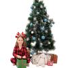 image:imageSWOMOG Matching Family Pajamas Christmas Pjs Long Sleeve Holiday Sleepwear Soft LoungewearRed Black Plaid