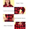 image:imageSWOMOG Matching Family Pajamas Christmas Pjs Long Sleeve Holiday Sleepwear Soft LoungewearRed Black Plaid
