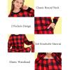 image:imageSWOMOG Matching Family Pajamas Christmas Pjs Long Sleeve Holiday Sleepwear Soft LoungewearRed Plaid