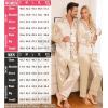 image:imageSWOMOG Matching Family Pajamas Set Women amp Men amp Kids Silk Satin Pjs 2 Pcs Long Sleeve Button Down Sleepwear with 2 PocketsChampagne