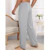 image:imageSWOMOG Mens Modal Pajama Pants Soft Lounge Pants Sleep Pj Bottoms with Button Fly amp Drawstring amp PocketsGrey