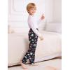 image:imageSWOMOG Unisex Kids Plaid Pajama pants for Boys amp Girls Comfy Sleepwear Bottoms Lounge Jogger PJ Pants with PocketsBlack Colorful Dinosaur