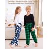 image:imageSWOMOG Unisex Kids Plaid Pajama pants for Boys amp Girls Comfy Sleepwear Bottoms Lounge Jogger PJ Pants with PocketsChristmas Polar Bear