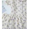 image:imageSWOMOG Women 2 Piece Pajamas Sets Short Sleeve Pj Sets Cute Printed Sleepwear Button Down Shirt with Lounge Shorts SetBeige Flower