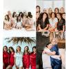 image:imageSWOMOG Women Plus Size Pajama Set Button Down Pjs 3pcs Silk Satin Sleepwear Loose Shorts Sleeve Loungewear 18W26WRose Red
