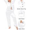 image:imageSWOMOG Womens Plus Size Pajamas Silky Pajama Set Button Down Sleepwear Classic Silk Pj Set Ladies Two Piece Loungewear SetWhite