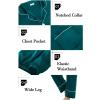 image:imageSWOMOG Womens Satin Pajamas Long Sleeve Sleepwear Silk Soft Button Down Loungewear Pjs Set SXXLGreen