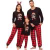 image:imageSWOMOG Family Christmas Pjs Matching Sets Christmas Pajamas for Family Xmas Jammies Set Christmas Holiday SleepwearZ  Red Santa Clauspullover