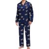 Navy Blue Leopard