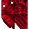 image:imageSWOMOG Couple Satin Matching Pajamas Sets Women amp Men Short Sleeve Sleepwear Silk Button Down Nightwear 2 Pieces LoungewearRed Striped