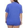 image:imageSWOMOG Womens Plus Size Pajamas Set Button Down Tops Short Sleeve Sleepwear Soft Pajama Shorts 2 Pcs Lounge Sets With Pocket Lavender