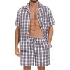 White Brown Plaid
