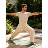 image:imageSWOMOG Mens Cotton Linen Harem Pants Baggy Drawstring Summer Beach Pants Lightweight Casual Pants with PocketsLinen Khaki