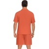 image:imageSWOMOG Mens Summer Short Sets Hawaiian 2 Piece Beach Shirts Modal Button Down with Pockets amp Drawstring M3XLOrange