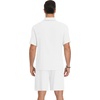 image:imageSWOMOG Mens Summer Short Sets Hawaiian 2 Piece Beach Shirts Modal Button Down with Pockets amp Drawstring M3XLWhite