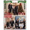 image:imageSWOMOG Family Matching Pajamas Set Silk Satin Button Down Sleepwear Long Sleeve Nightwear 2 Pcs Pj Set SXXLBlack