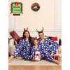 image:imageSWOMOG Family Matching Pajamas Set Silk Satin Button Down Sleepwear Long Sleeve Nightwear 2 Pcs Pj Set SXXLPolar Bear