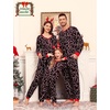 image:imageSWOMOG Family Christmas Matching Pajamas Sets Soft Couple PJS Xmas Long Sleeve Womens Mens Sleepwear Holiday Lounge SetsCandy Cane