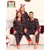 image:imageSWOMOG Family Christmas Matching Pajamas Sets Soft Couple PJS Xmas Long Sleeve Womens Mens Sleepwear Holiday Lounge SetsCandy Cane