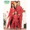 image:imageSWOMOG Family Christmas Pajamas Set Women amp Men Long Sleeve Sleepwear Party Pj Sets ButtonDown Loungewear Set Men Red Christmas Deer Small