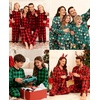 image:imageSWOMOG Matching Family Christmas Pajamas Set Long Sleeve Festival Party Pj Set ButtonDown Sleepwear Soft NightwearChristmas