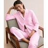 image:imageSWOMOG Womens Cotton Pajama Sets Long Sleeve Button Down Striped Sleep SetPink Stripe