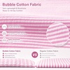image:imageSWOMOG Womens Cotton Pajama Sets Long Sleeve Button Down Striped Sleep SetPink Stripe