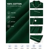 image:imageSWOMOG 100 Cotton Mens Pajama Set Short Sleeve Button Down Sleepwear Loungewear Pjs Set with PocketsGreen
