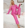 image:imageSWOMOG Womens Pajamas Set Long Sleeve Sleepwear Button Down Nightwear Soft Cotton Pj Lounge Sets