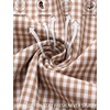 image:imageSWOMOG 100 Cotton Pajama Set for Women 2 PCS Long Sleeve Plaid Pjs Set Button Down Sleepwear with Pants