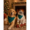 image:imageSWOMOG Family Christmas Pajamas Set Party Holiday Sleepwear Long Sleeve ButtonDown Loungewear SetGreen