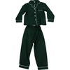 image:imageSWOMOG Matching Button Down Family Pajama Set Long Sleeve Kids Christmas Pajama Green