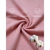image:imageSWOMOG Womens 100 Cotton Pajamas Soft Short Sleeve Lounge Set 2 Piece Button Down Sleepwear with PocketsPink