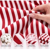 image:imageSWOMOG 100 Cotton Pajama Sets for Women Long Sleeve Button Down Plaid Sleep Set 2 Pcs Striped Loungewear with PocketsRed Striped